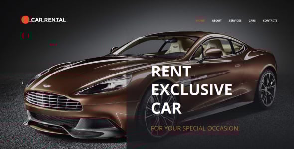 прокат автомобилей moto cms html шаблон