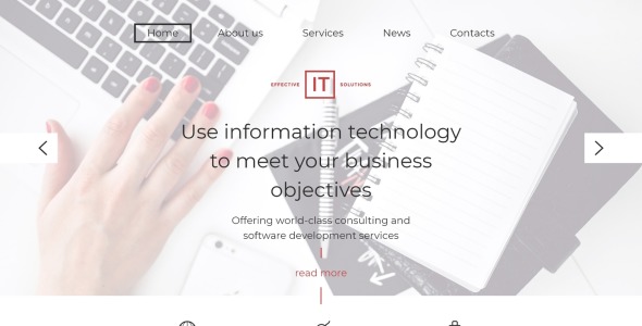 эффективные ит-решения шаблон сайта
