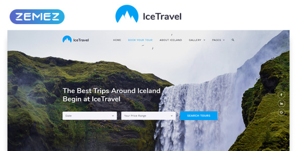 туристическое агентство многостраничный классический html5 шаблон сайта
