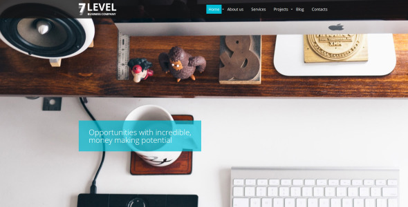 7 Уровень шаблон сайта