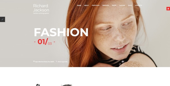 фотограф портфолио отзывчивый шаблон joomla