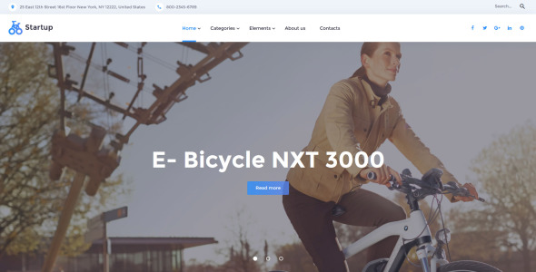 шаблон стартового сайта