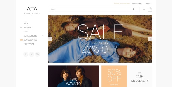 мода magento тема