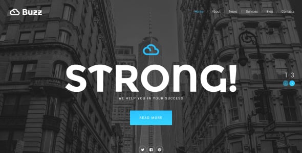 адаптивный шаблон веб-сайта Банка