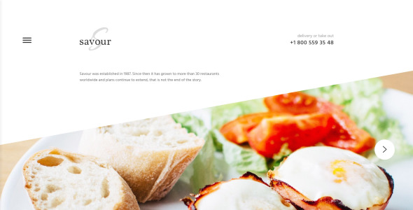 адаптивный шаблон сайта кафе и ресторана