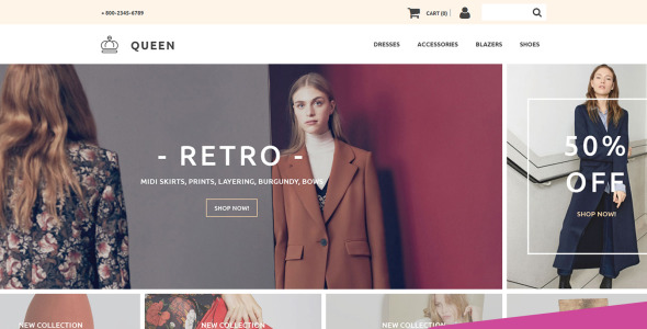 модный магазин motocms шаблон электронной коммерции
