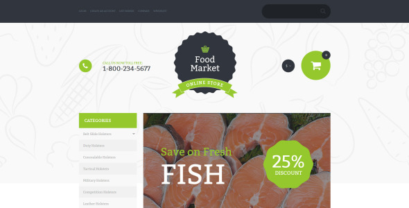 шаблон virtuemart продовольственного рынка