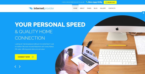 шаблон интернет-провайдера joomla