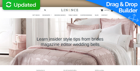 linen &amp; lace отзывчивый шаблон электронной коммерции motocms
