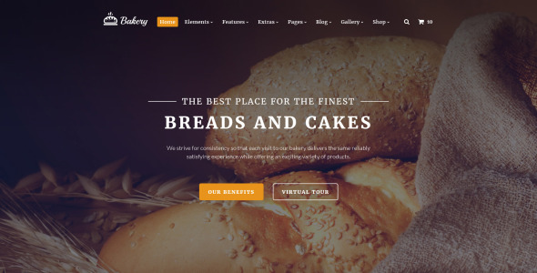 хлебобулочный универсальный шаблон сайта