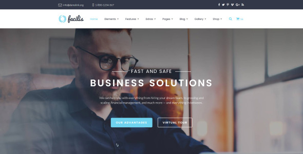 шаблон сайта facilis