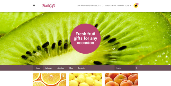 шаблон fruitgift virtuemart