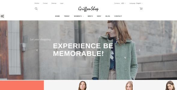 тема PrestaShop одежды