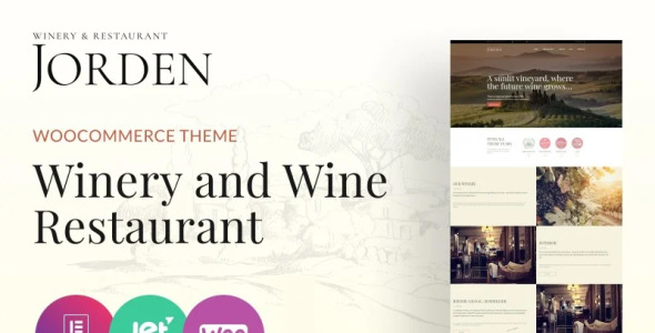 wine & winery wordpress тема