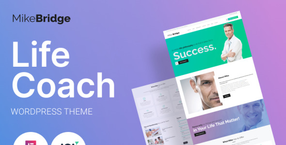 мотивационный тренер wordpress тема