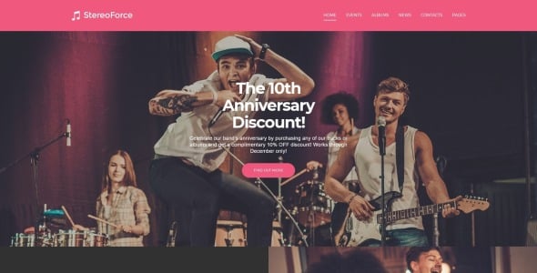 музыка отзывчивая тема wordpress