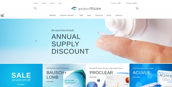 тема perfect vision prestashop