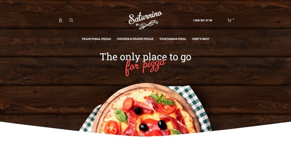 пицца отзывчивая тема magento