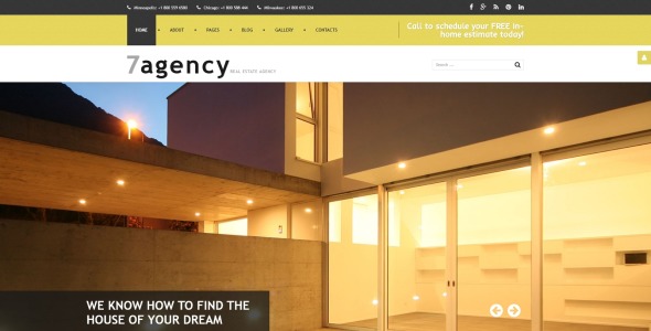 агентство недвижимости современный шаблон joomla