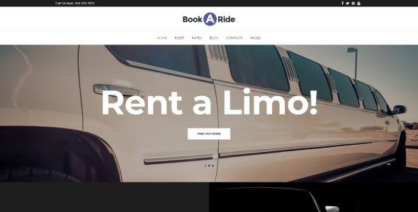 прокат лимузинов wordpress theme