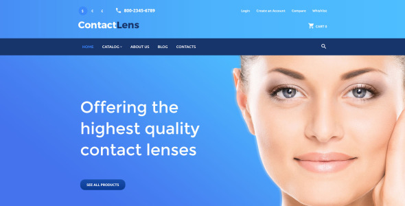 шаблон virtuemart для контактных линз