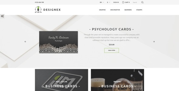 корпоративный дизайн тема prestashop