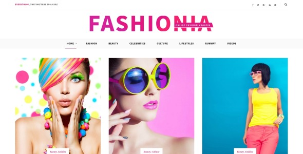 онлайн модный журнал отзывчивая тема wordpress