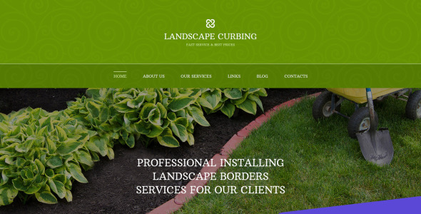 ландшафтный дизайн moto cms 3 шаблон
