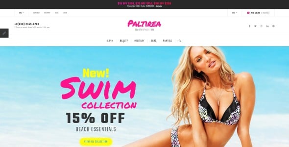 белье отзывчивый шаблон opencart