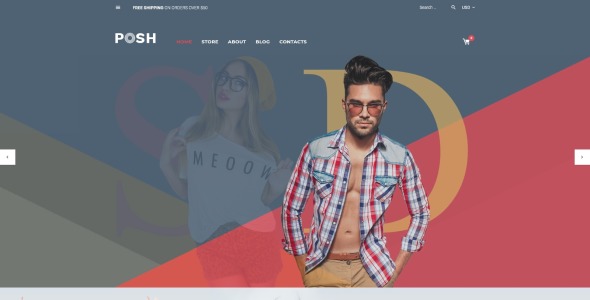 тема городской моды woocommerce