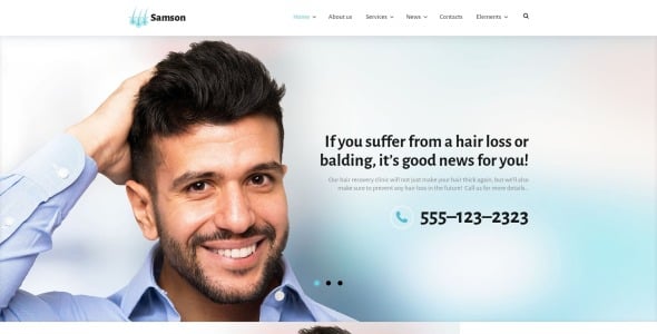 тема wordpress клиники восстановления волос