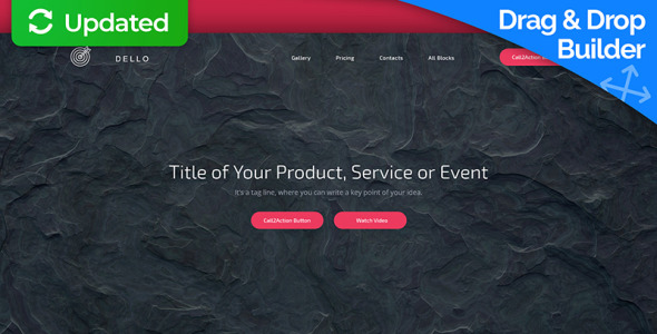 шаблон целевой страницы "бизнес и услуги"