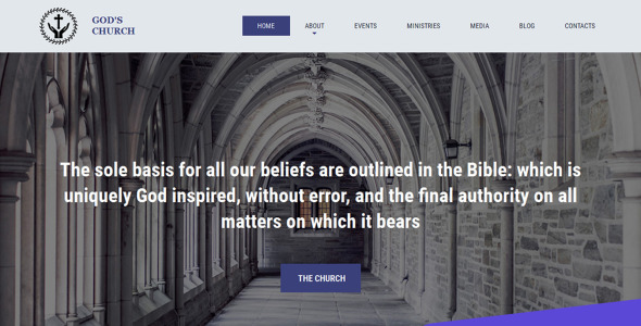 божья церковь moto cms 3 шаблон