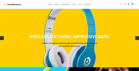 наушники opencart шаблон