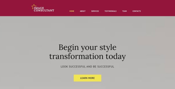 шаблон сайта консультанта по имиджу