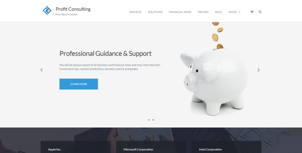 тема wordpress для финансового консультанта