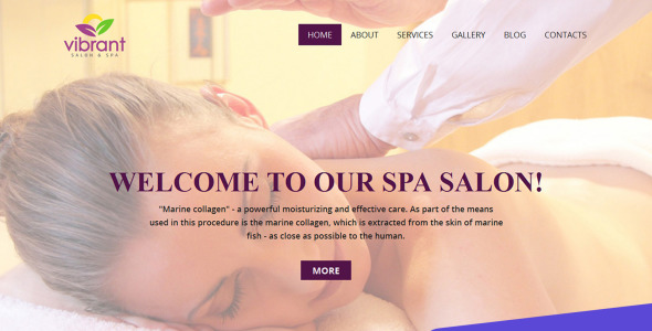 уход за кожей и массажный салон moto cms 3 шаблон