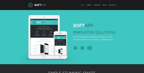 программный адаптивный шаблон сайта