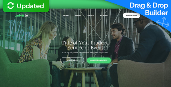 шаблон целевой страницы финансового консультанта