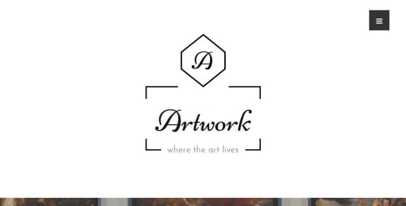 художественное произведение wordpress тема