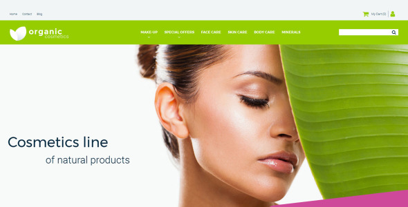 магазин косметики motocms шаблон электронной коммерции