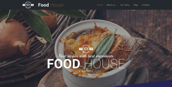 итальянская еда moto cms 3 шаблон
