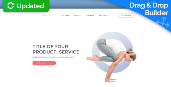 йога отзывчивый шаблон целевой страницы