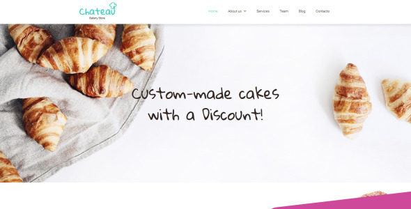 пекарня магазин moto cms 3 шаблон