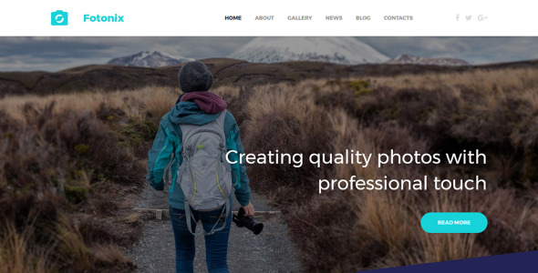 отзывчивый шаблон фотогалереи fotonix