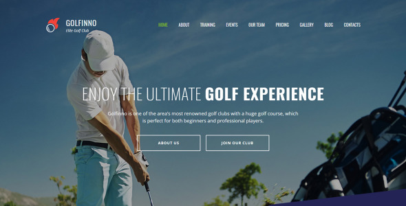 гольф-клуб moto cms 3 шаблон