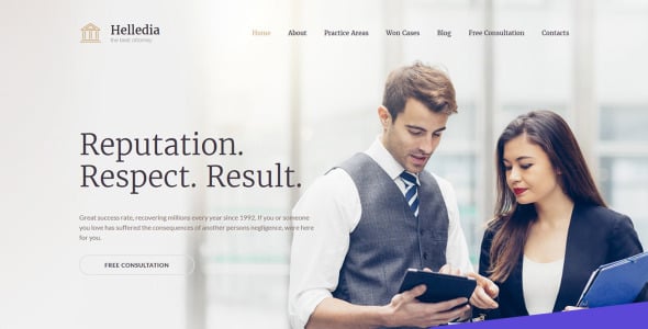 юрист премиум шаблон moto cms 3