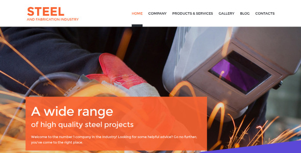 производственная компания moto cms 3 шаблон