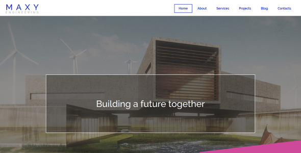 инженерный шаблон moto cms 3