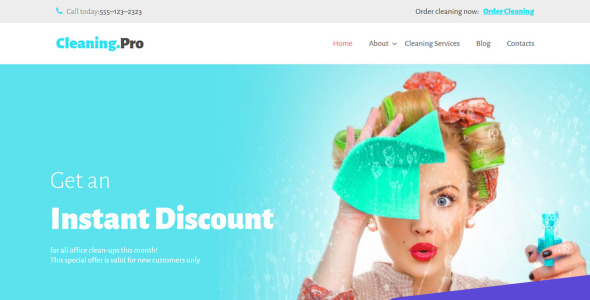 уборка и уборка moto cms 3 шаблон